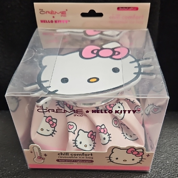 Hello Kitty Other - Creme Shop Hello Kitty Pink and White Ice Bag